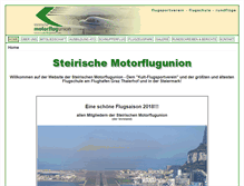 Tablet Screenshot of motorflugunion.com